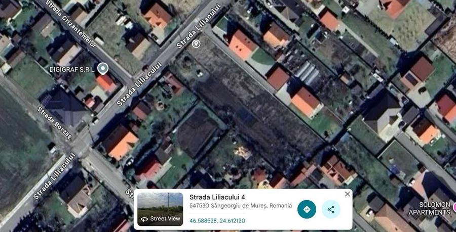 Teren intravilan de vanzare in Sangeorgiu de Mures, 1300 mp - 4