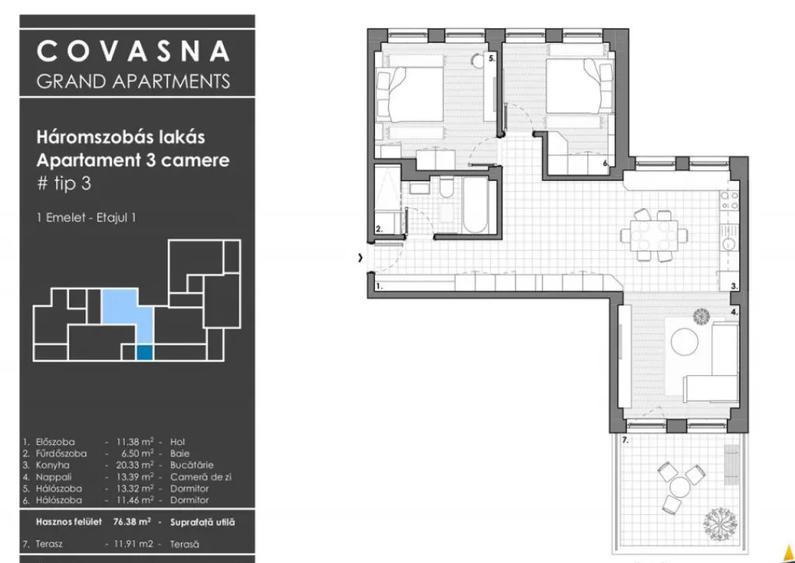 Edificiu cu proiect de apartamente aparthotel, Central, Cov - 15