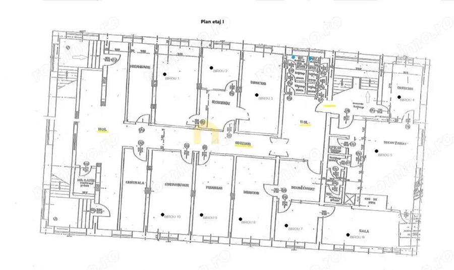 Imobil P+2E+M de inchiriat in zona Garii/Parcul Feroviarilor - 40 parcari - 14