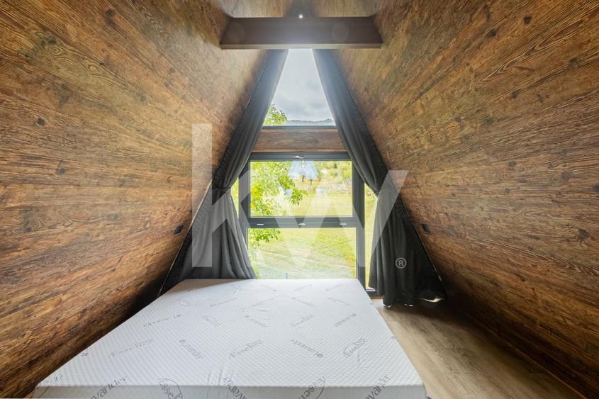 Afacere la cheie in inima naturii- Case smart A-Frame - 13