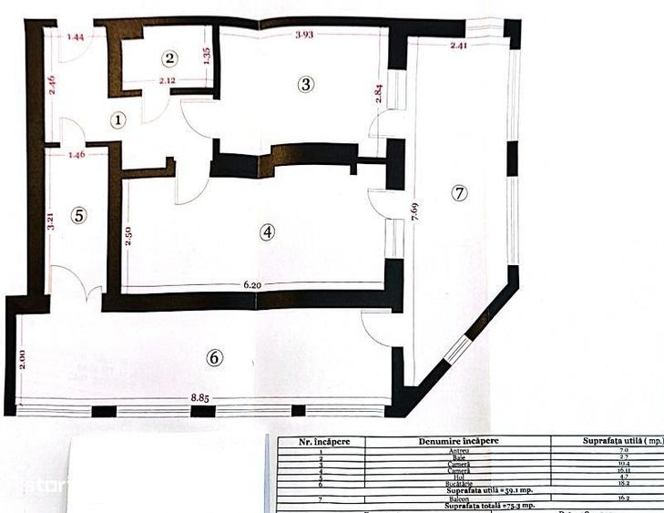 Apartament cu 2 camere în Predeal
