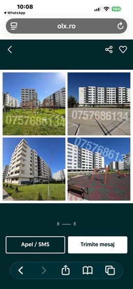 Apartament cu 2 camere decomandat în Aviației
