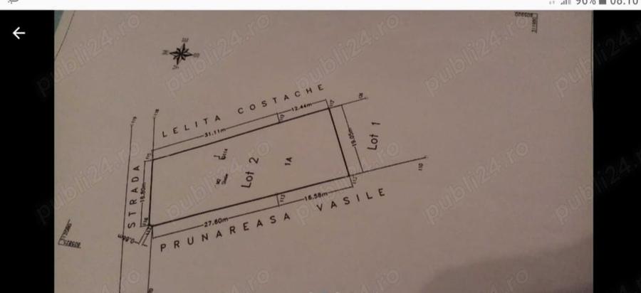 Teren de 800 mp, în Frumușani