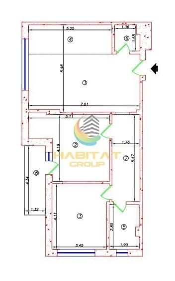 Apartament 3 camere / 90 mp / gata de mutare - 1