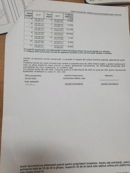 Teren de 7400 mp, în Bucovăț (Remetea Mare)