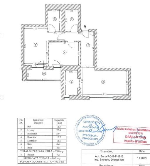 Apartament de vanzare 3 camere One Cotroceni Park - 17
