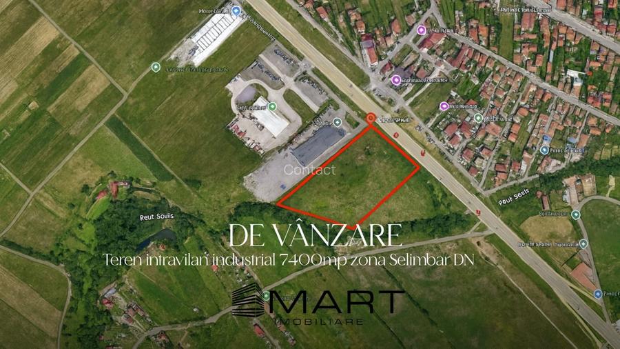 Teren intravilan 7400mp la DN zona Selimbar