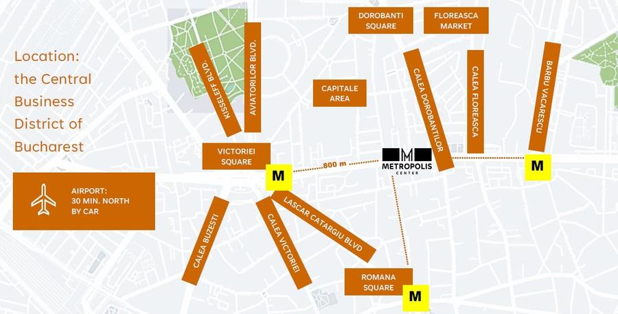 Spațiu de birouri (231 m.p.) spre închiriere – Metropolis Center, București - 6