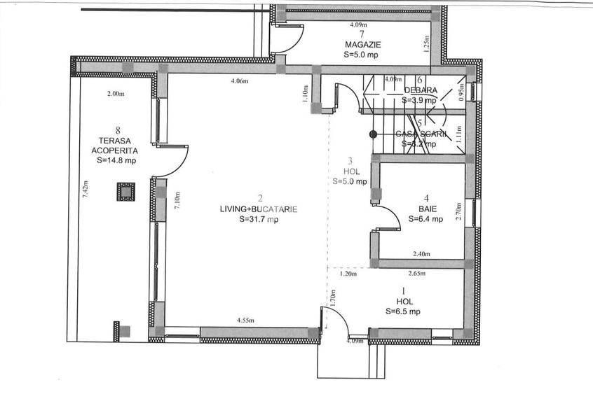 Casa noua duplex 4 camere, teren 475 mp de vanzare in Selimbar Sibiu - 11