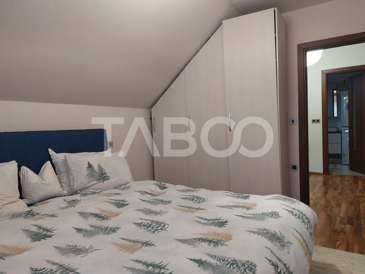 Duplex de vanzare P+M 100 mpu 4 camere curte libera 110 mp Cisnadie - 17