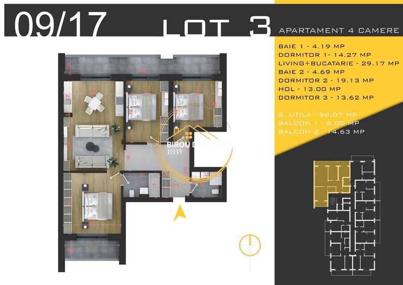 Modern Mare 2 bai Titan Pallady Metrou Teclu Ikea Direct Dezvoltator - 9