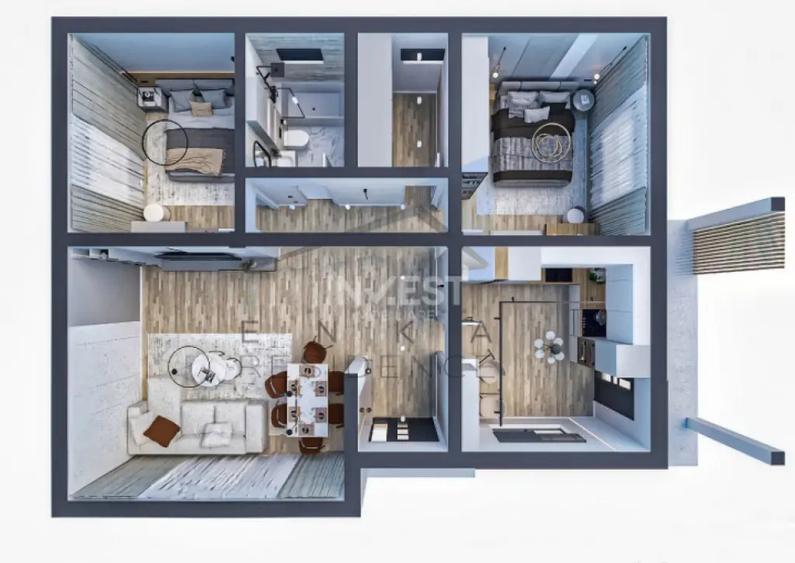 CASA INDIVIDUALA, 3 CAMERE,81 MP UTILI, 400MP TEREN, MIROSLA - 7