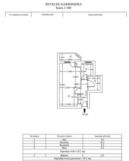 Garsoniera ultracentrala, etaj 2/7, balcon inchis - AI Cuza - 2