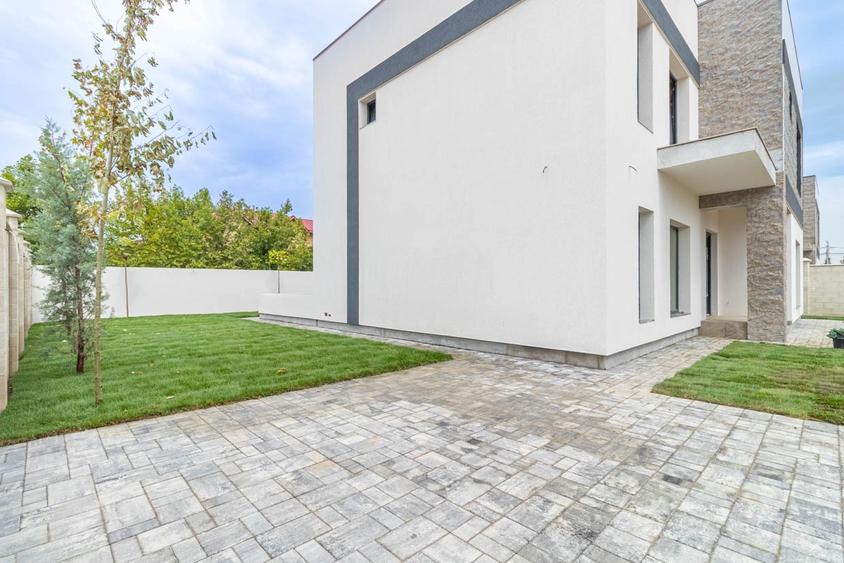 Casa individuala cu 5 camere. Aspect mediteranean. Teren 500 mp. Comision 0 - 11