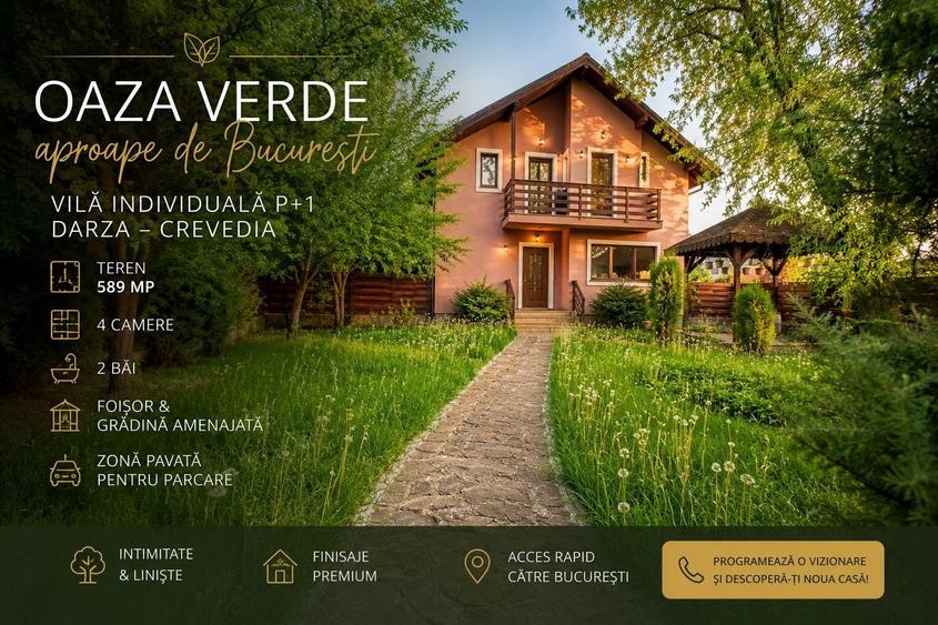 Vila individuala cu 589 mp teren, foisor si gradina superba | Darza - 1
