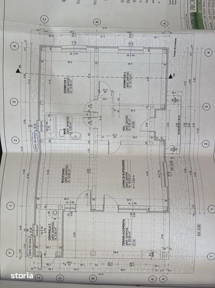Casă cu 2 camere cu Teren 79 Mp în Biharia