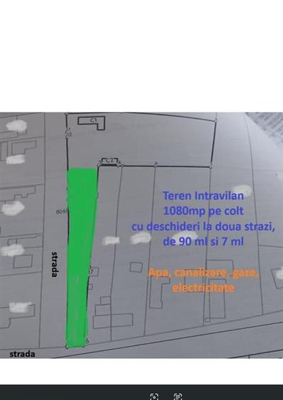 Teren Construcții intravilan de 1080 mp, în Apollo