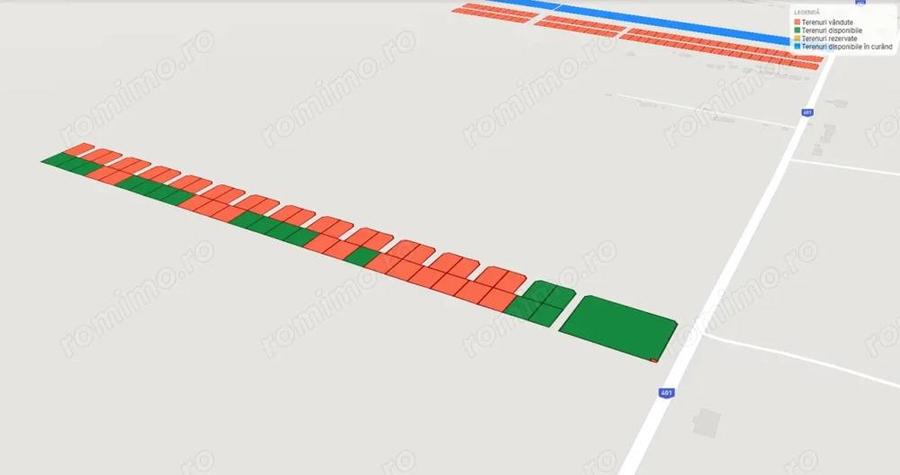 Teren Intravilan In Rate Com. Berceni | utilitati: curent/gaz | #MG4E - 1