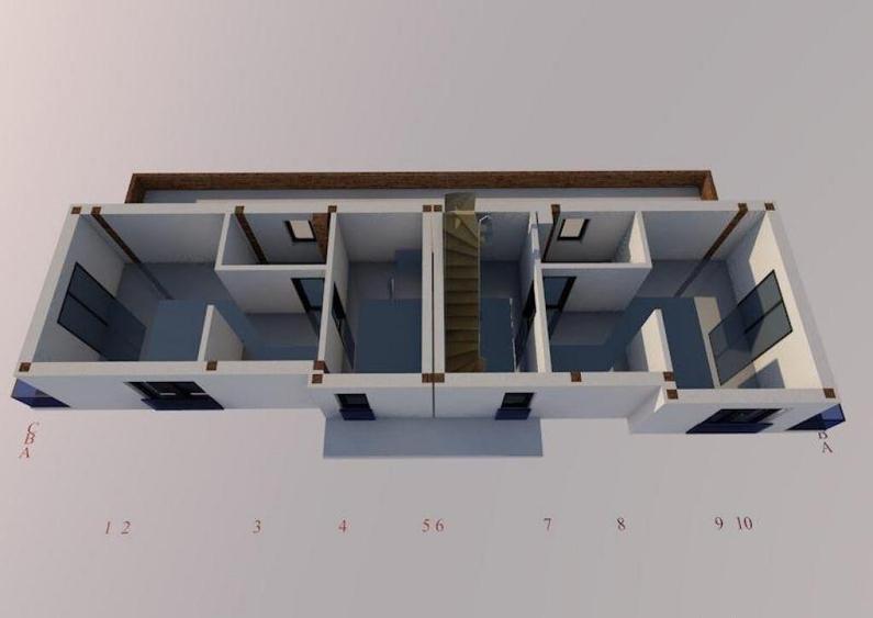 Duplex 3 cam 152 mp, curte 200 mp, Oasului - 2