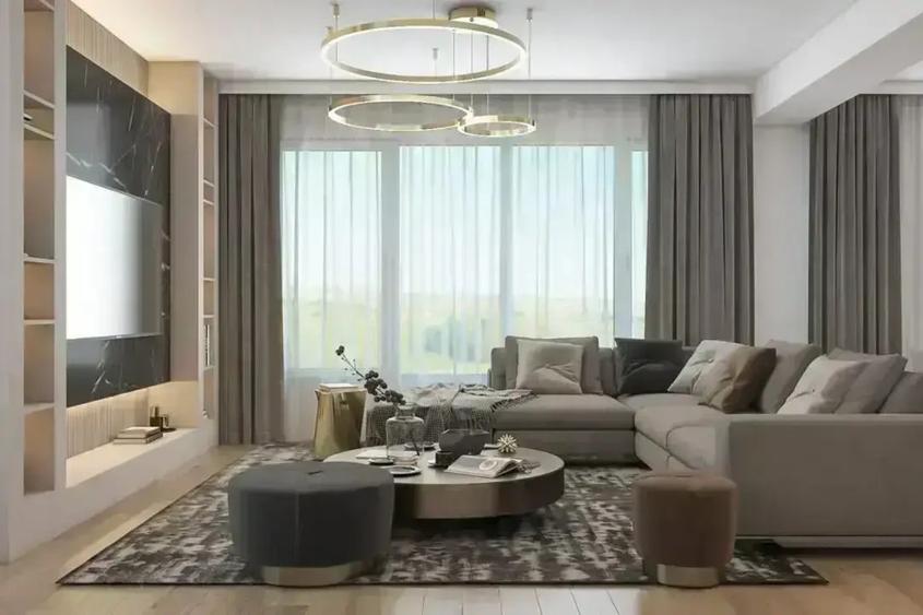 2 camere - 70 mp - Etaj 1 - Bloc cu gradina interioara - Caramida - 2