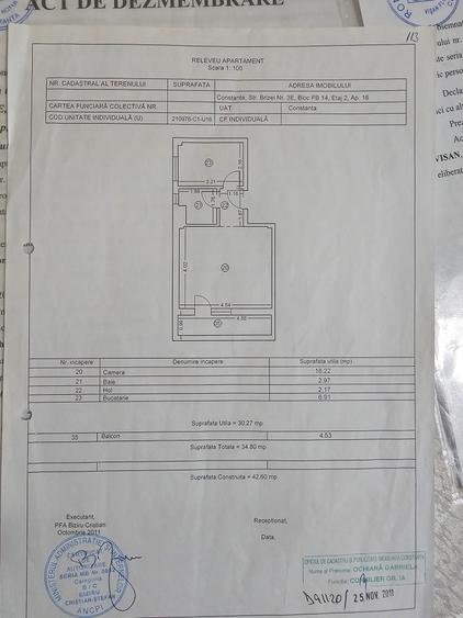 De vanzare apartament cu 1 camera, in zona Poarta 6 Constanta - 1