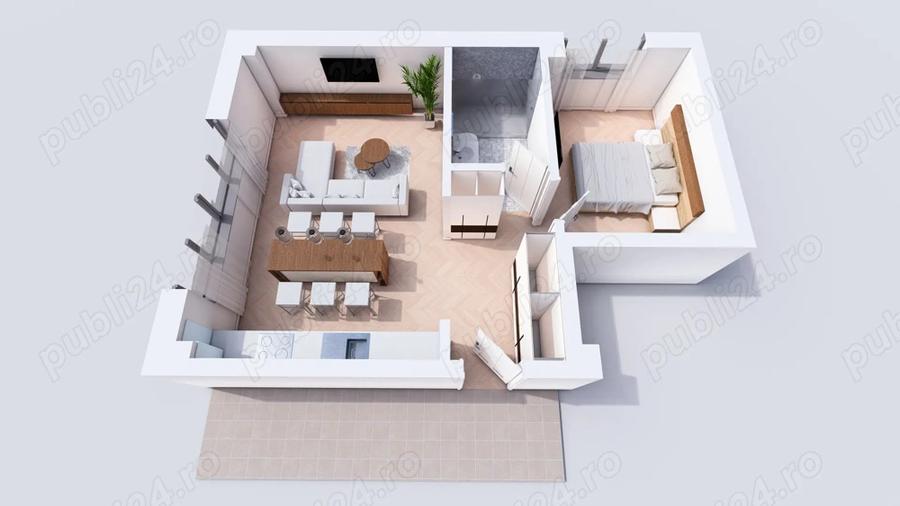 Apartament nou 45 m | Comision 0% - 1250 euro mp - TVA INCLUS - 3