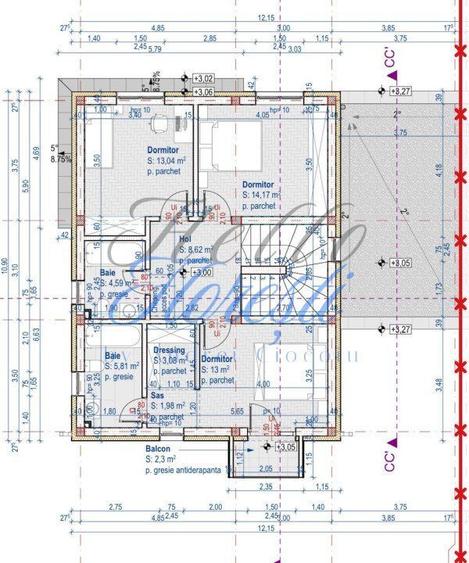 Casa cu garaj | P+1+Pod | 153 mp utili | 420 mp curte | Gilau | - 1
