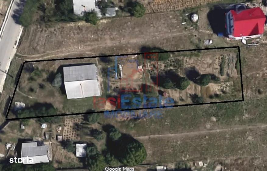 Miroslava zona Liceului TEREN 1500mp cu casa batraneasca asfalt si Ut - 3
