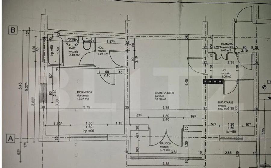 Apartament de vanzare cu 2 camere in Cugir, pretabil si pent - 1