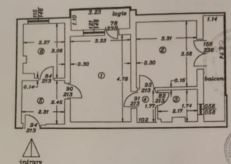 Apartament 2 camere, Calea Bucure?ti, etaj 2/4, 2 balcoane - 7