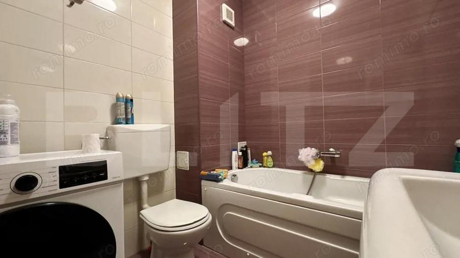 Nufarul, bloc nou, parter inalt cu balcon, 2 camere decomandate - 8