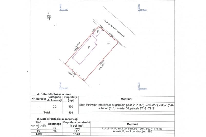 Chitila – T. Vladimirescu, casa individuala 4 camere, lot 530 mp. - 5