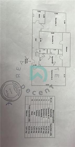 Apartament 3 camere Tractorul, 70mp., Brasov - 19