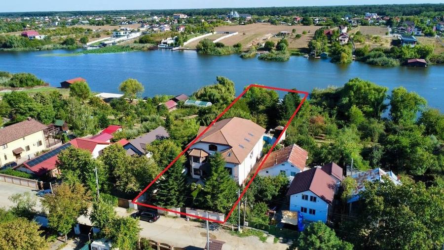Vila individuala P+1+M cu deschidere la Lacul Snagov, piscina, sauna, ponton ! - 2