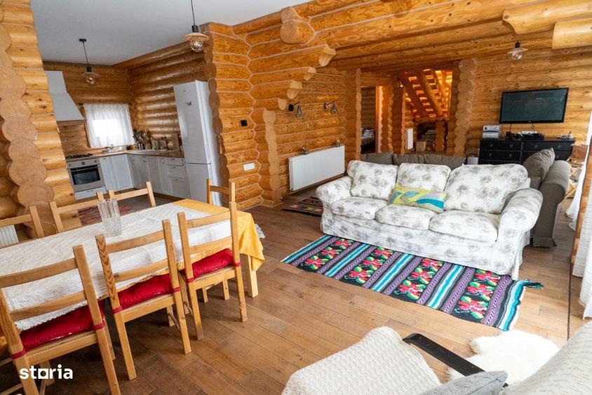 Casa premium din bu?tean,construita cu responsabilitate 980 mp teren - 19