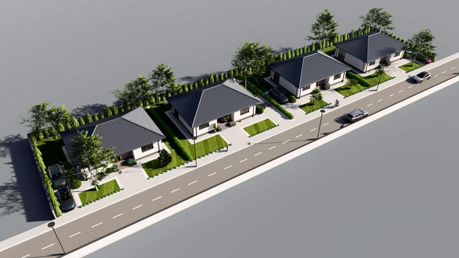 Casa individuala, la cheie, sat Dumbraveni, comuna Balotesti, str. Lahovari 90G - 16