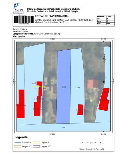 Vand teren intravilan Gaiseni jud Giurgiu - 2