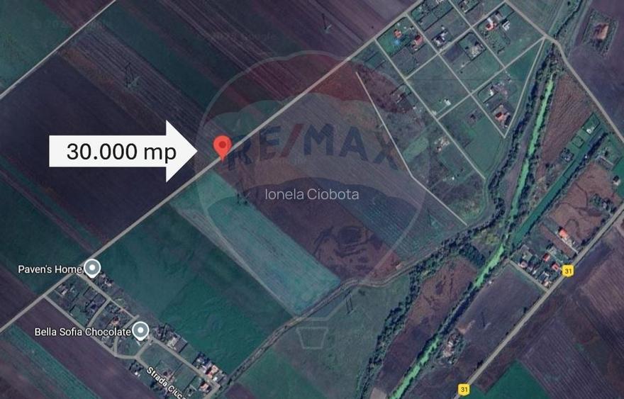 Teren agricol extravilan de 30000 mp, în Hălchiu