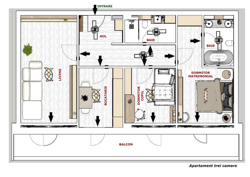START VÂNZĂRI la cel mai nou complex din Iași: Apartament cu 3 camere si 2 băi - 10