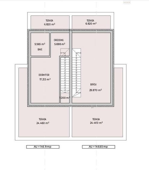 Teren intravilan 709mp autorizat pentru duplex | Borhanci - 1