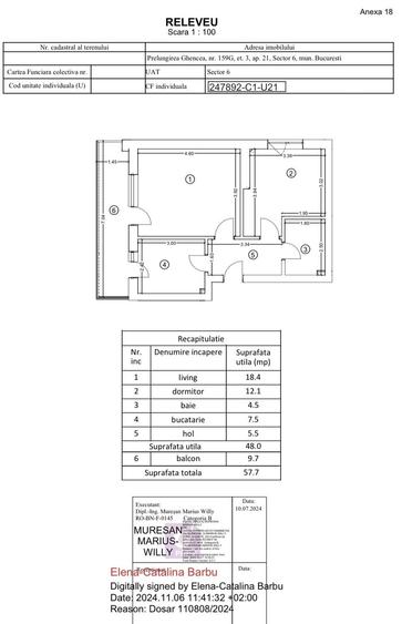 Apartament cu 2 camere decomandat în Ghencea
