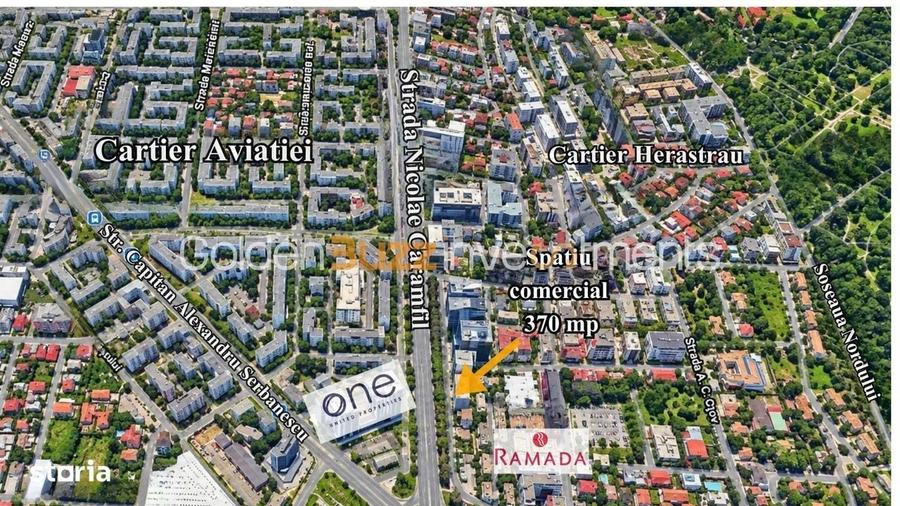 Spațiu comercial, de 370 mp, în Herăstrău