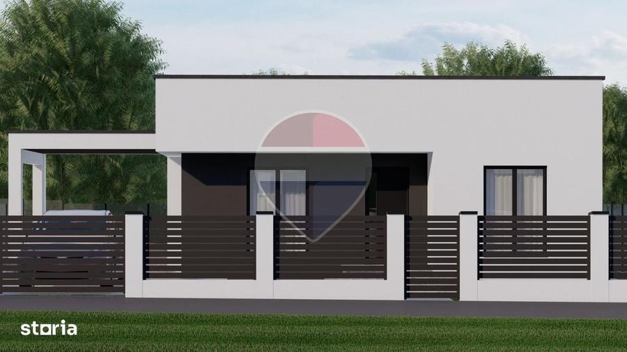 Casă cu 3 camere cu Teren 332 Mp în Afumați