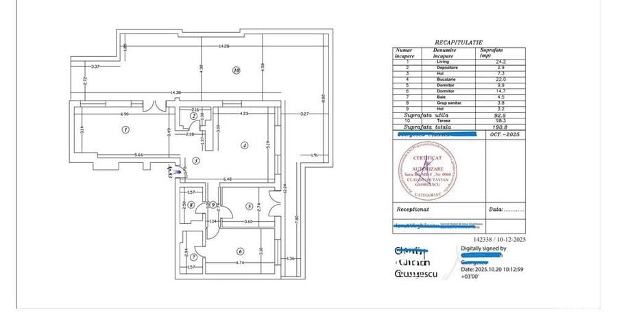 Penthouse spectaculos et 17 , terasa 98 mp - Ansamblu Residential nou , metrou Mihai Bravu - 3