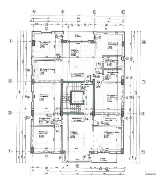 4 camere in Centru, bloc nou faza incipienta - 10