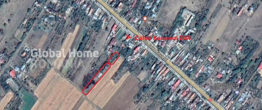 Teren intravilan 2387mp | Intre Cal Bucuresti si Str Guberna | Acces Str Guberna - 1