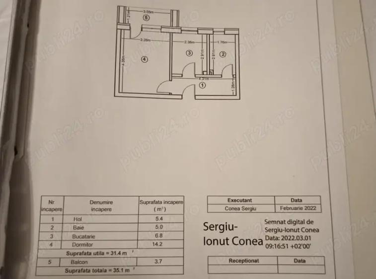 Garsoniera de vanzare in Chiajna mobilata, direct de la proprietar. Comision 0% - 9