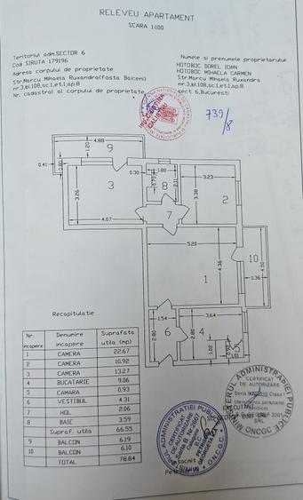 Apartament 3 camere Lux Drumul Taberei etaj 1 parcare si centrala proprie - 8