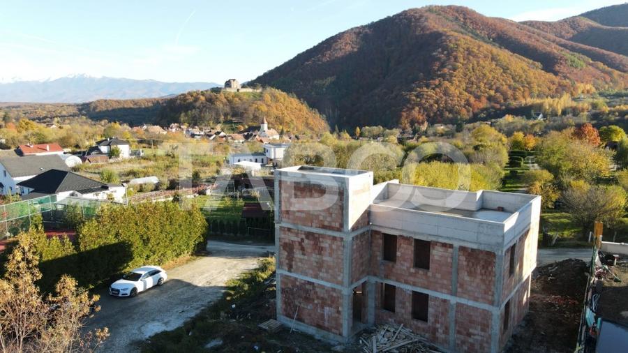 Vila premium Cisnadioara – panorama, piscina infinity, teren 485 mp - 2