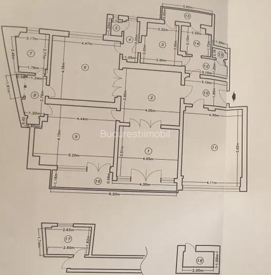 5-Room Apartment, Știrbei Vodă, 7th Floor/7, 15 sqm Terrace – ID mt745